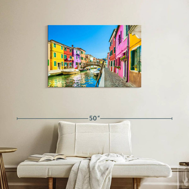 Maisons de rue Kavia Burano, H 24 po x l 36 po