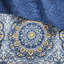 Ensemble de courtepointe réversible Elegant Blue Floral - Doux, élégant et pratique