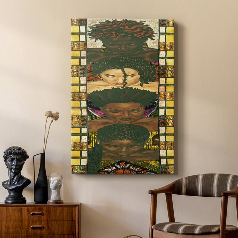Spiritual People II - galerie sur mesure Cavas, H 27 po x l 18 po