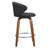 26" Upholstered Swivel Bar and Counter Stool with Wood Frame-325913604
