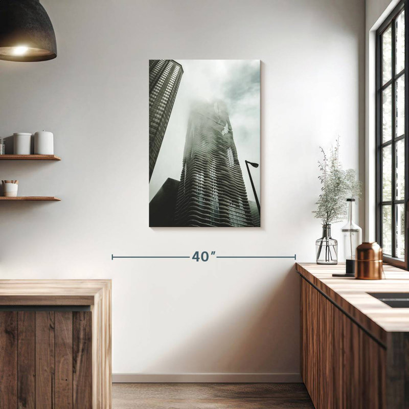 Lilie Chicago Skyscraper, 36" H x 24" W