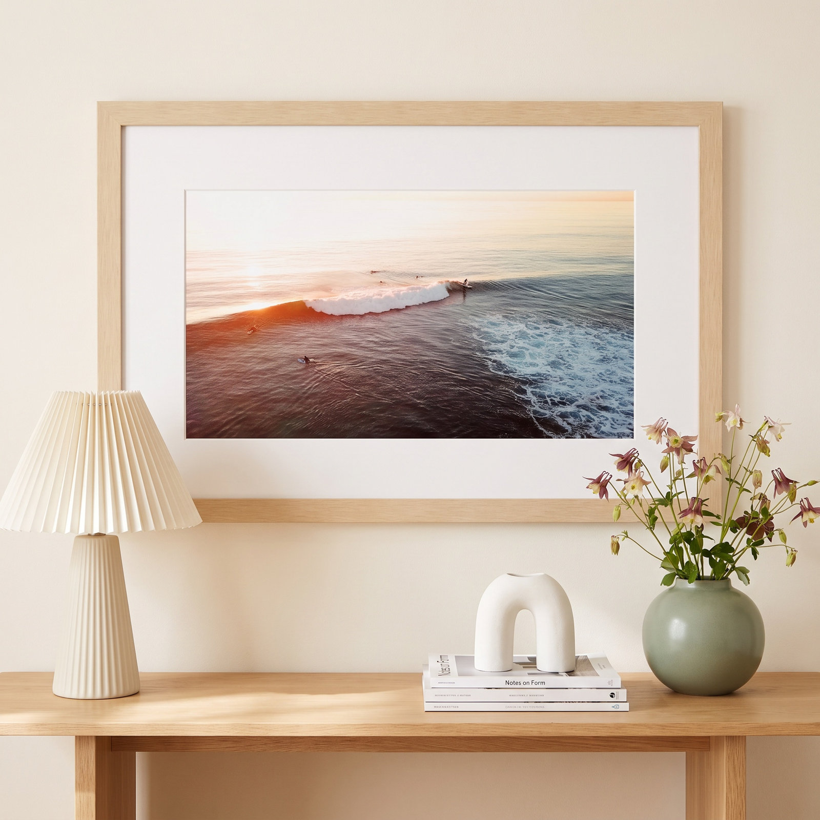 La Jolla 1 Photo Print by Rachel Bolgov, 21.38" H x 33.38" W x 0.875" D, Natural Framed