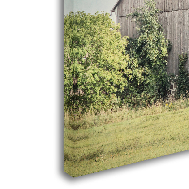 Late Summer Barn II Rustic Canvas Wall Art