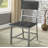 Mckain Open Back Side Chair in Silver