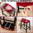 Bar Stool Cover Rectangle Set Of 4 Printed Stretch Counter Height Bar Stools Slipcovers Saddle Stool Slipcover Bench Seat Protector Backless Bar Stools Covers For Kitchen Counter