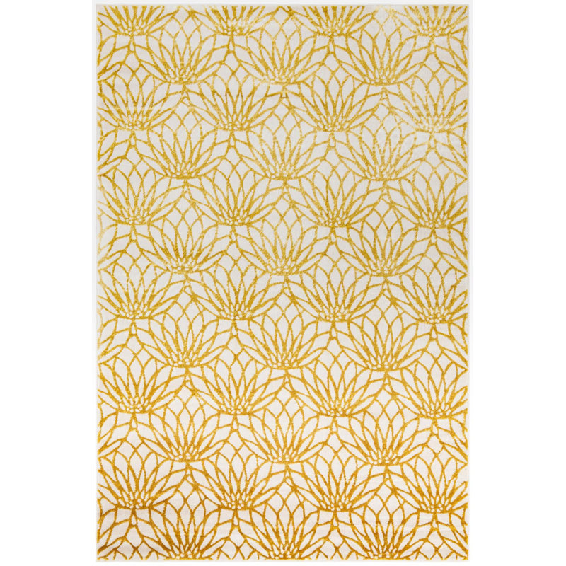 Glitzy Geometric Indoor Rug, Rectangle 6'1" x 9'
