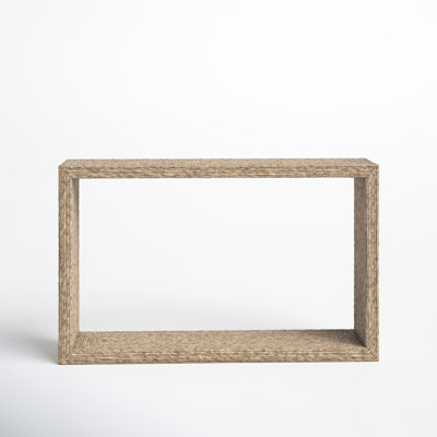 Evana Open Storage Console Table