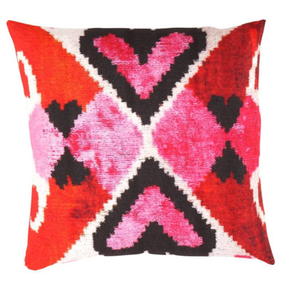 Oasis Pure Silk Throw Square Pillow Cover & Insert