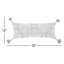 Coussin lombaire rectangulaire 100% coton Chloe-16186844
