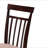 Espresso and Beige 5-piece Dining Set