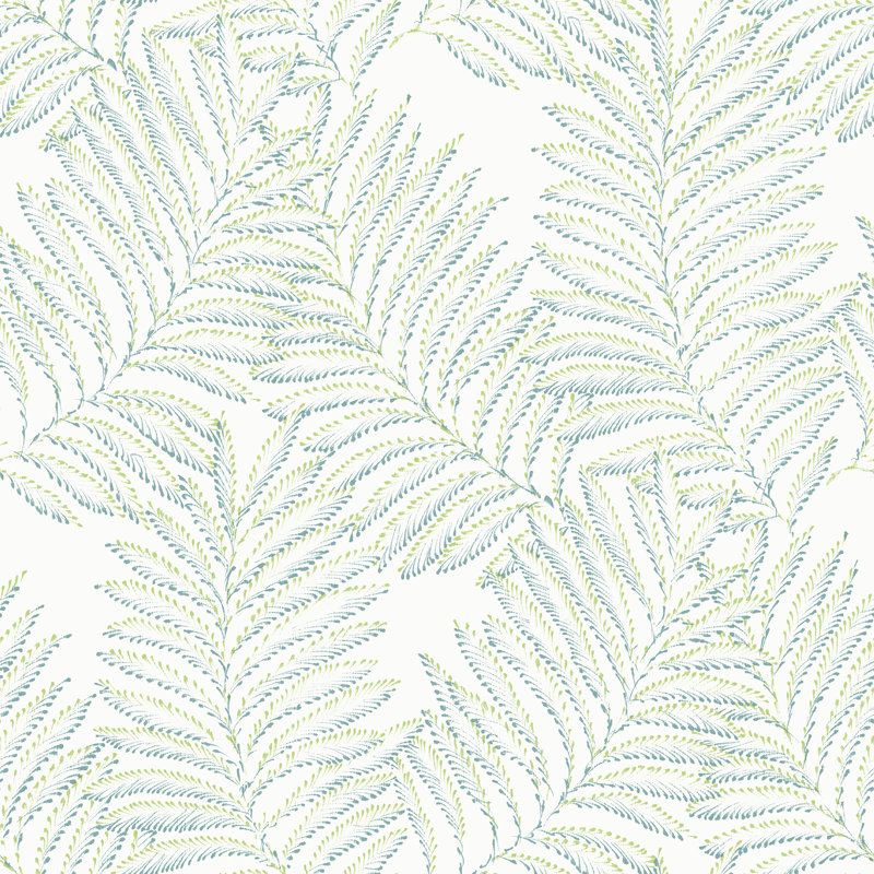 Palmina Non-Pasted Floral Wallpaper Roll, Green