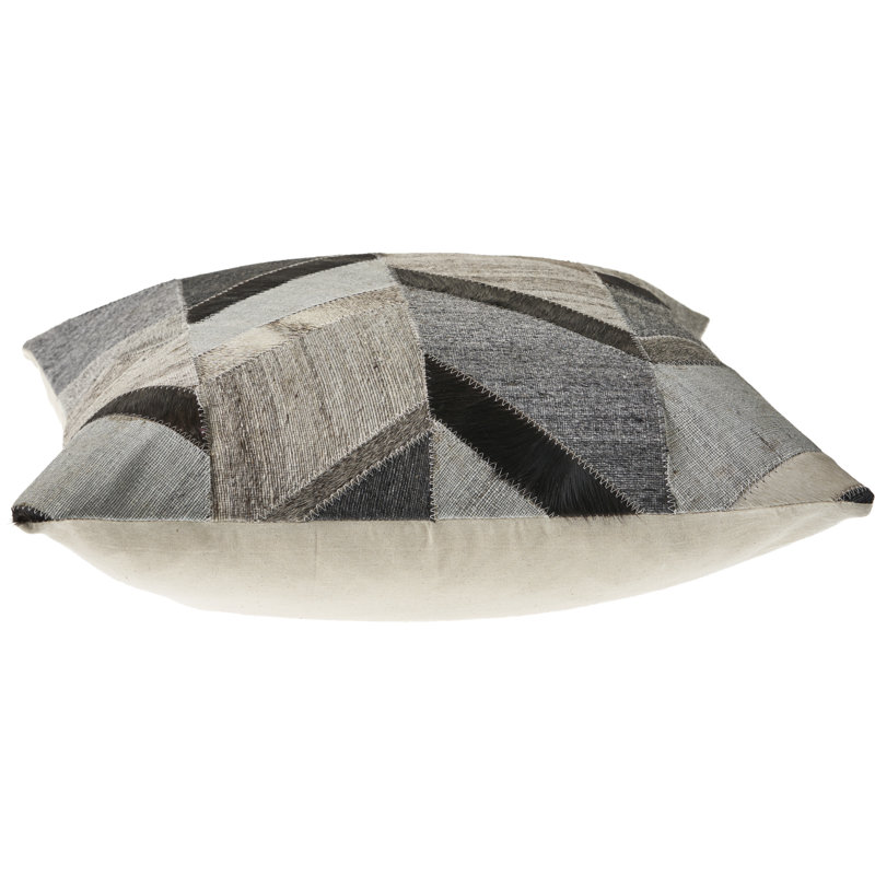 Coussin décoratif moderne à chevrons, Polyester/ Bourre en polyester