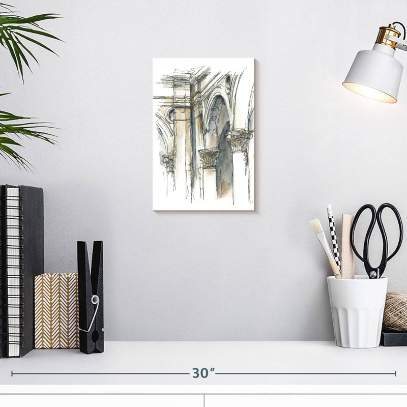 Lilie Plein Air Interior Study II, 12" H x 8" W