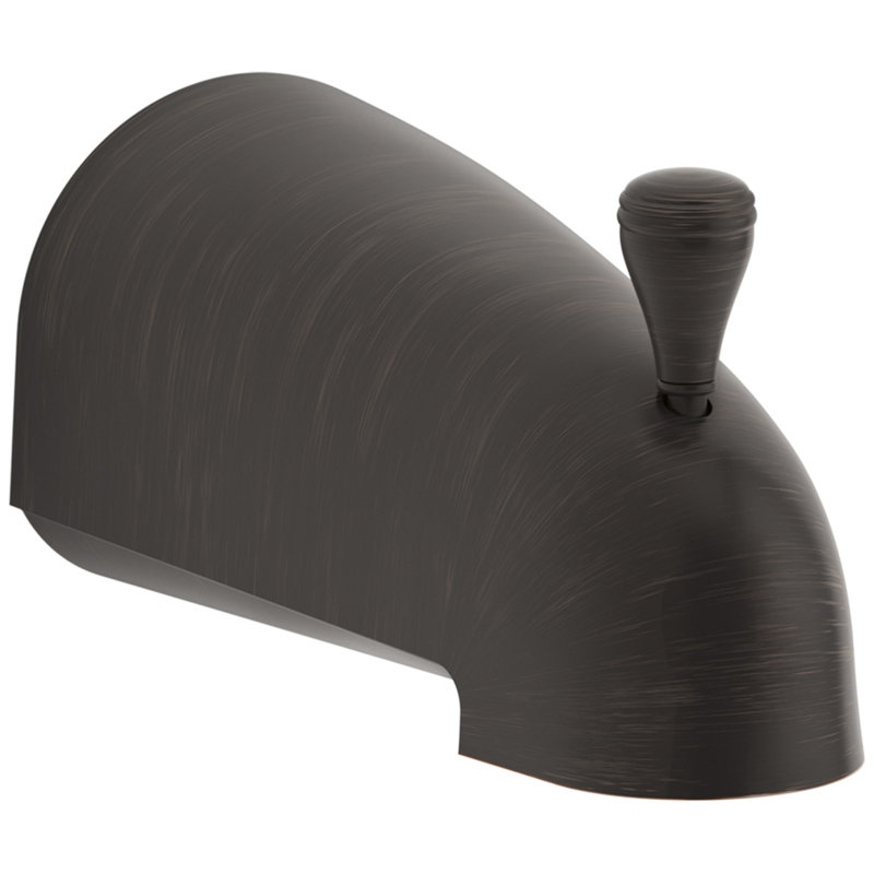 Devonshire Raphael 4-7/16" Diverter Bath Spout with Slip-Fit Connection, Oil Rubbed Bronze