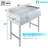 Underbar Stainless Steel Drainboard 18-1/2 in. x 36 in. x 30 in. H with 3 in. Backsplash