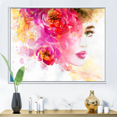 Art floral sur toile