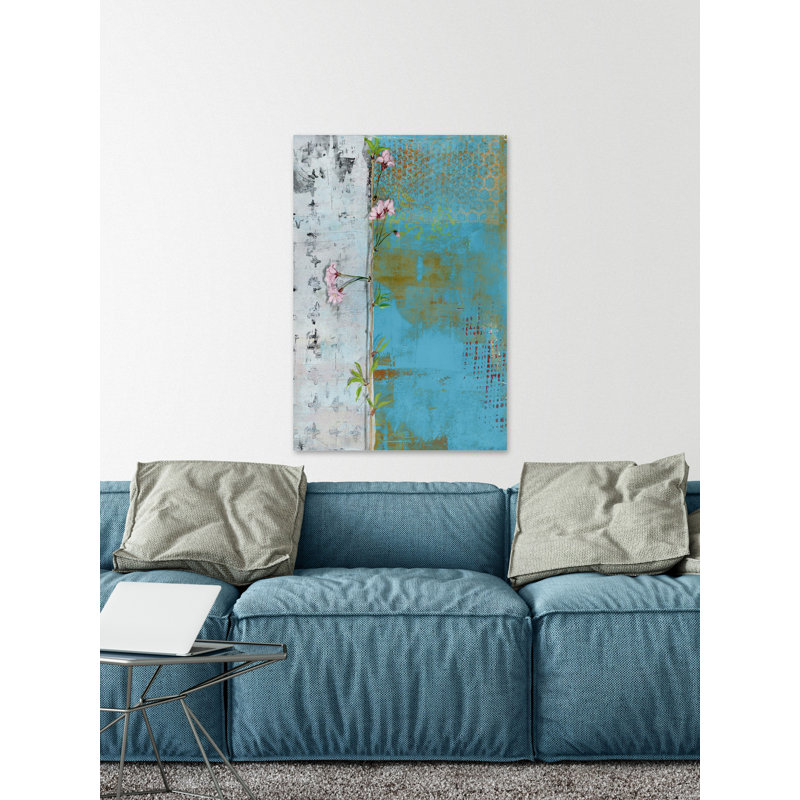 Willow Bloom II - Wrapped Canvas Painting, 30cm H x 20cm W x 4cm D