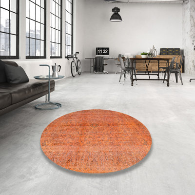 Tapis oriental orange