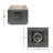 33" Outdoor Propane Fire Pit With 50,000 , Square, Tank Inside, Brushed Brown, Powder-Coated Iron, Easy Assembly Square Pit, 33", Iron Construction, No Required