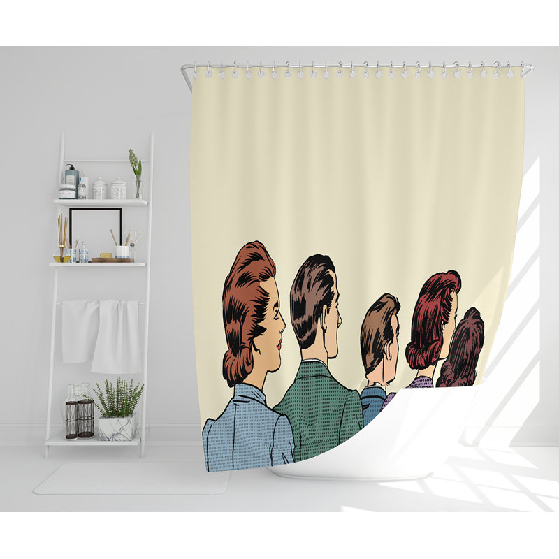 Eliyas 13 Piece Polyester Shower Curtain Set
