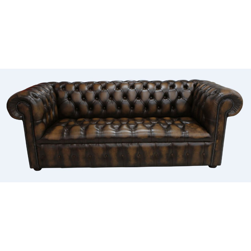 3 Seater Sofa, Antique Tan