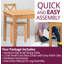 2 - Person Solid Oak Dining Set-91486986