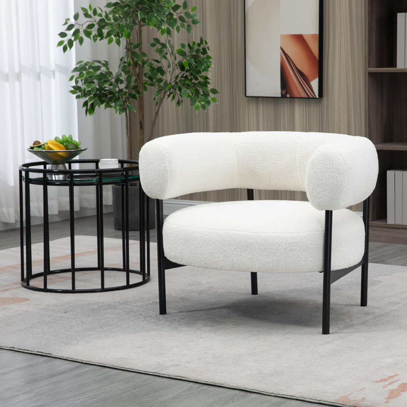Buote Upholstered Barrel Chair