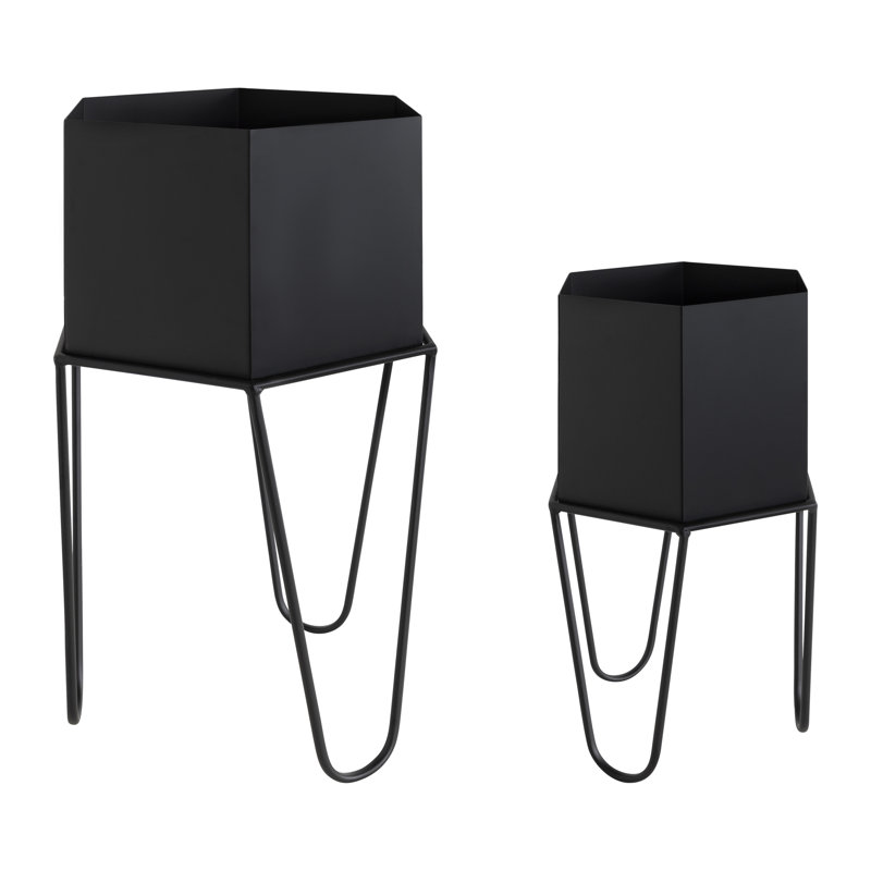 Folkes Metal Pot Planter