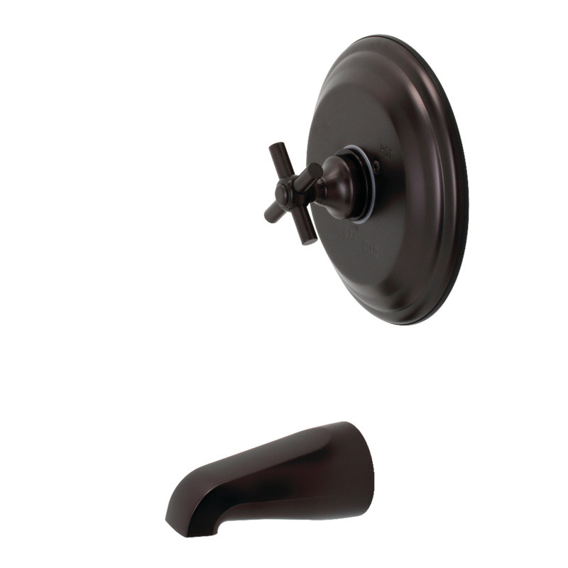 Kingston Brass Single-Handle Pressure Balanced Tub Faucet, Oil Rubbed Bronze