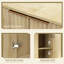 Armoire d'appoint Dutcher l 31 po, conception cannelée avec rangement -1780955962