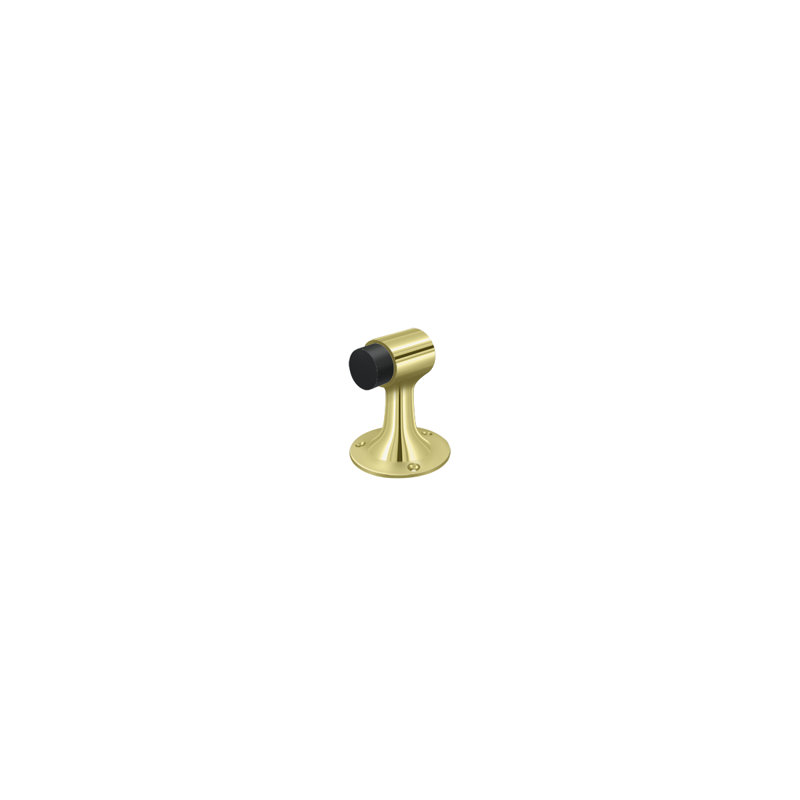 Door Stop, Polished Brass