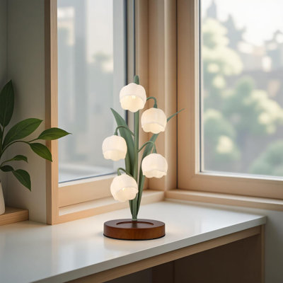 Retro Lily Of The Valley Lamp