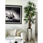 Lady Faux Palm Tree in Metal Planter