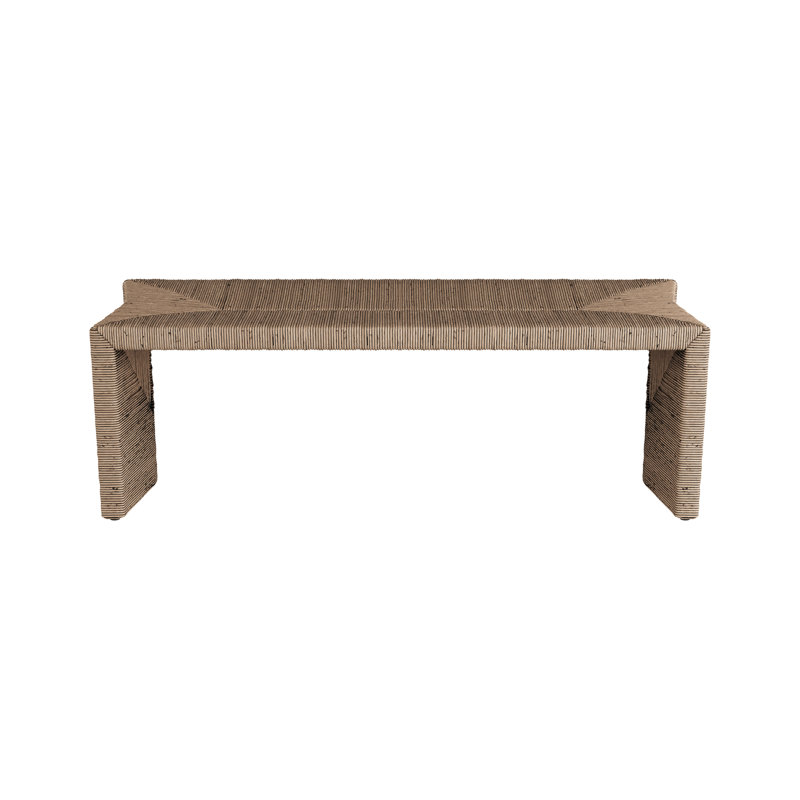 Zuri Rattan Bench