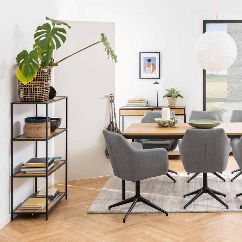 Aelita 114 cm H x 77 cm W Standard Bookcase