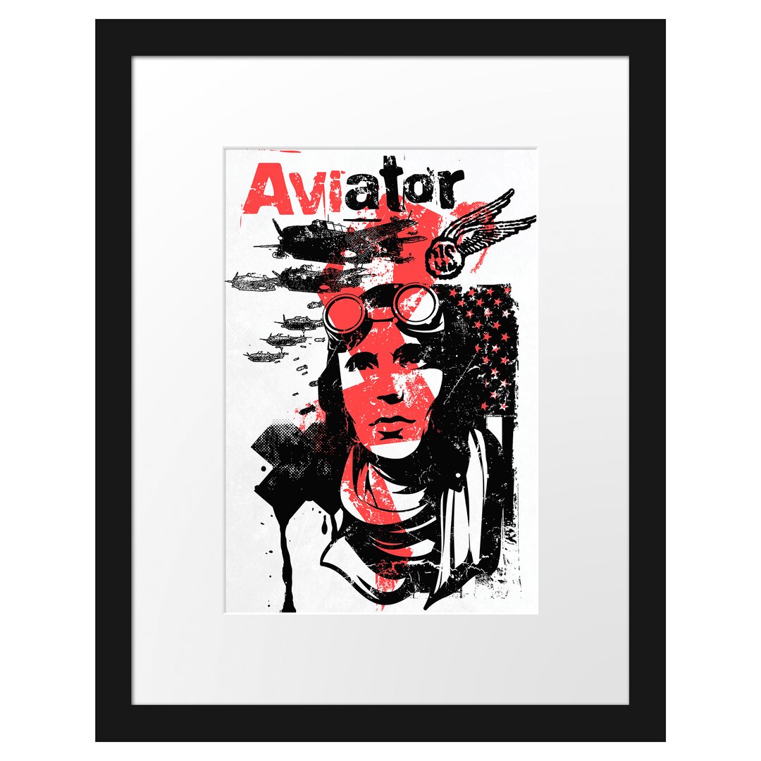 Gerahmtes Poster Aviator Light