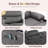 Geier PU Upholstered Heated Massage Chair,Lift Assistance-1959664052