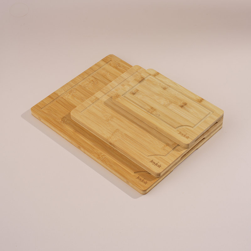 Ensemble de 3 planches à découper en bambou Joyjolt