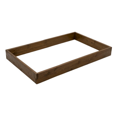  Red Cedar Raised Garden Bed, Mushroom Stain