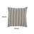 Gemini Striped Cotton Blend Reversible Throw Pillow-1639077800