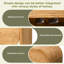 Buffet avec rangement, buffet en bois à bord arrondi, crédence rétro à 4 portes avec tablettes réglables pour le salon et la cuisine-67735188
