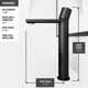 Gotham 12" H Single Handle Vessel Sink Bathroom Faucet 