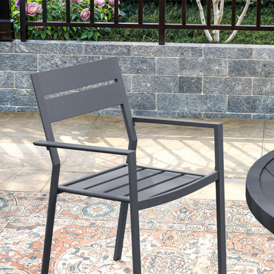 Outdoor Stacking Metal Dining Chair