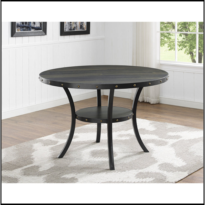Table de salle à manger en bois espresso