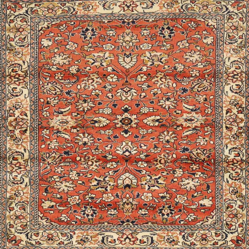 Oriental Indoor Rug, Square 3'