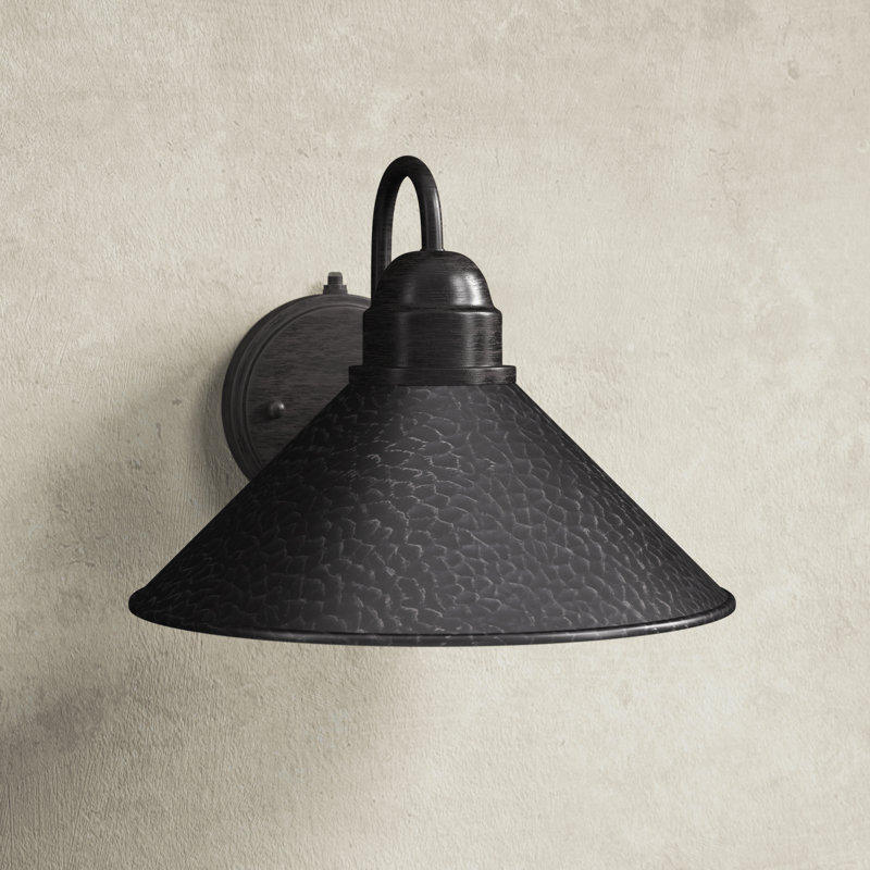 Callery Steel Wall Light, 9" H x 12" W x 14" D