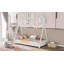 Lit plateforme simple avec structure triangulaire-529415926