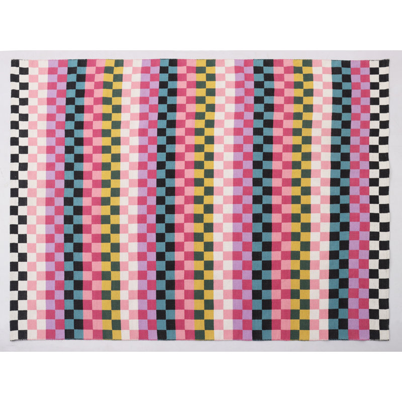 Calypso Checked Indoor/Outdoor Rug, Rectangle 8' x 10'