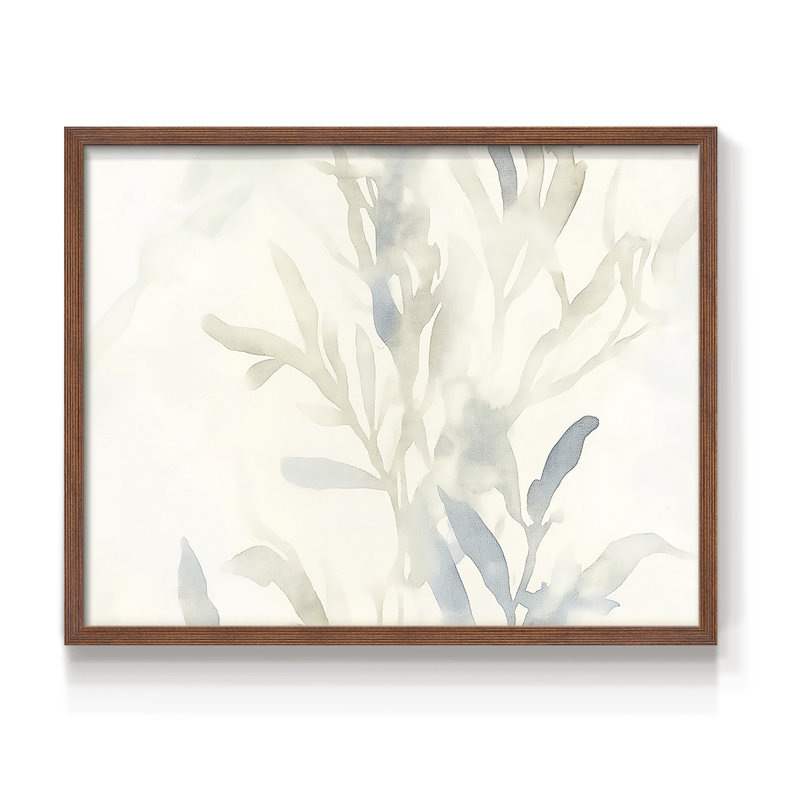 Série abstraite-XXXII - reproduction encadrée, Noyer, H 22 po x l 28 po