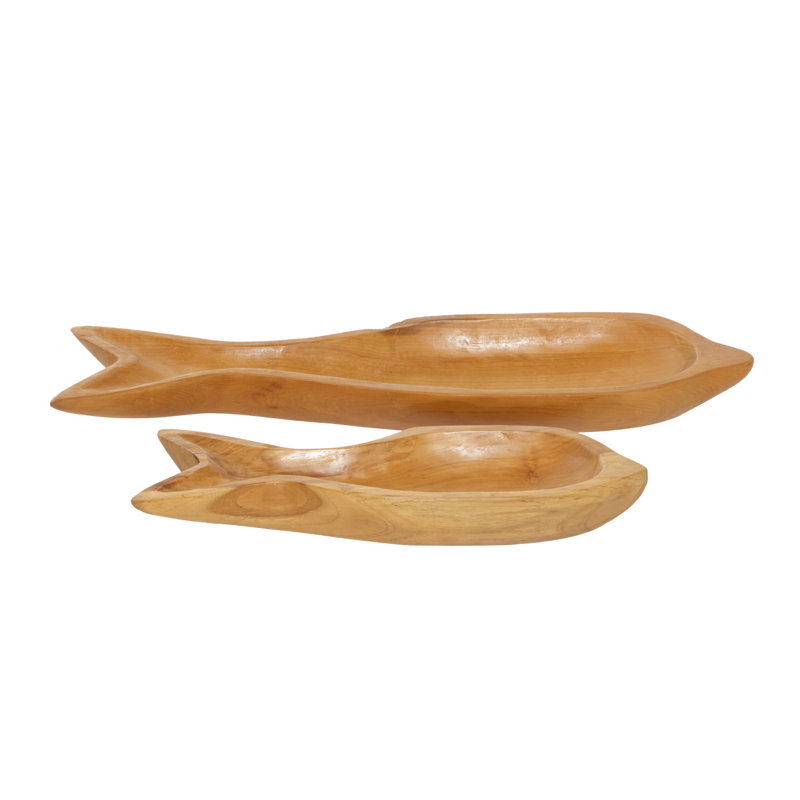 Solid Wood Tray - Set of 2